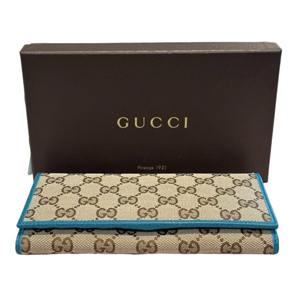 Gucci Handbags - 🔹Gucci Canvas Long Wallet